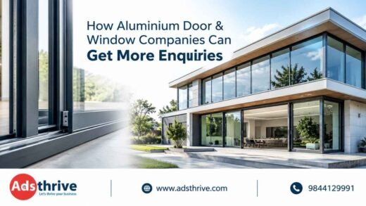 Aluminium door and window manufacturing business showcasing modern aluminium framed glass doors and windows for residential and commercial projects.