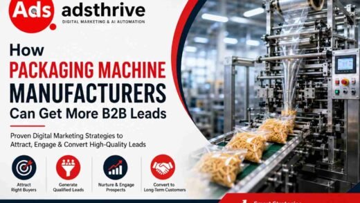 Packaging machinery manufacturer using digital marketing to generate B2B leads