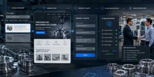 B2B lead generation funnel for CNC machining companies