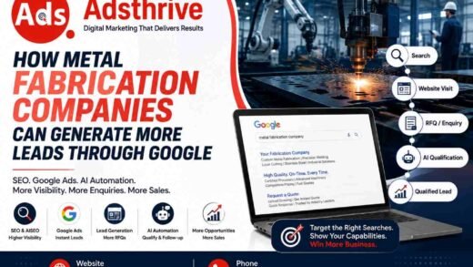 Google search to qualified lead process for a metal fabrication company