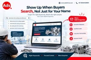 Die casting company appearing in targeted search results and attracting qualified B2B enquiries