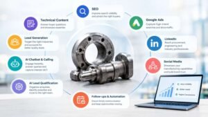 Digital marketing channels helping forging manufacturers generate qualified B2B leads