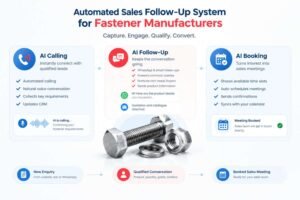 AI calling, automated follow-up and booking system for fastener sales enquiries