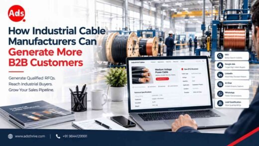 Industrial cable manufacturers using SEO and digital marketing to generate B2B customers