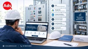 Industrial control panel manufacturer using digital marketing to reach B2B buyers