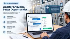AI lead qualification for control panel manufacturer enquiries